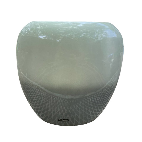 Vintage MCM Vohann Of California Vase Hand Painted - Picture 3 of 6